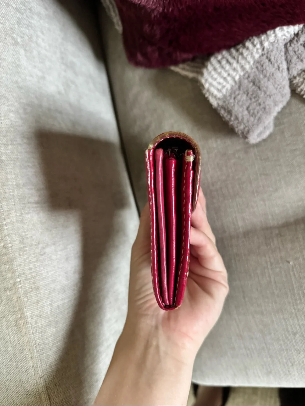 Vivienne Westwood Red Wallet with Silver